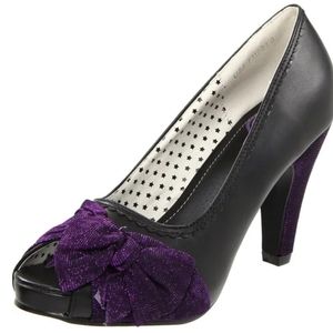 T.U.K. Pinup Bow High Heels